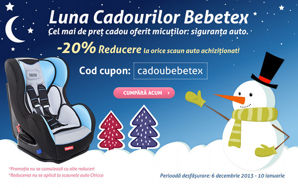 Luna cadourilor la siguranța auto