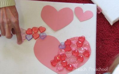 Cum învață copiii să numere, cu un joc cu inimioare