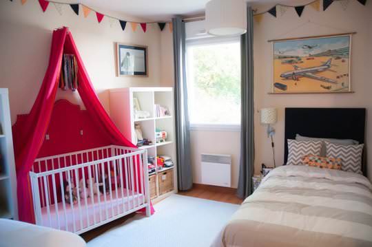 Dormitoare frumoase pentru mai mulți copii