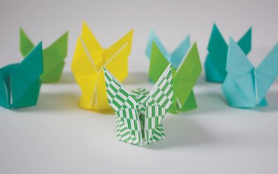 Cum faci iepurași din hârtie? Origami stuff