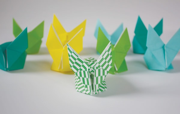 Cum faci iepurași din hârtie? Origami stuff