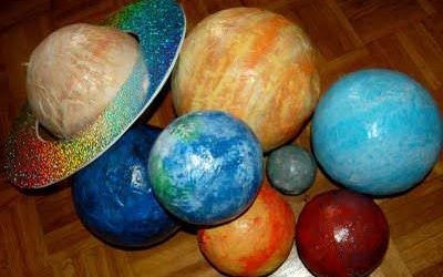 DIY: Cum faci planete din baloane și hârtie