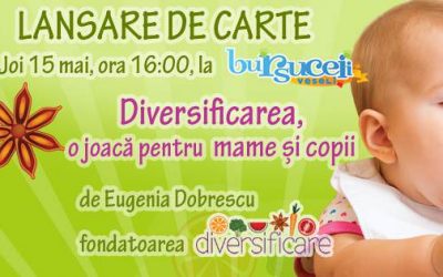 Cea mai veselă carte de rețete pentru copii se lansează pe 15 mai