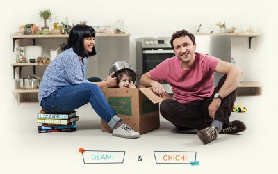 Desene pe hârtie, prieteni, familie, mâncare bună – [CONCURS Cooku Bau]