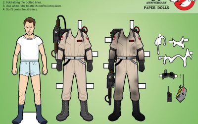 Jucării Ghostbusters din carton, de încercat acasă