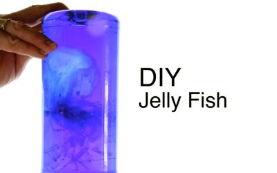 DIY: Meduză colorată în sticlă