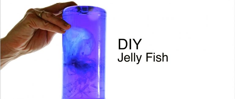 DIY: Meduză colorată în sticlă