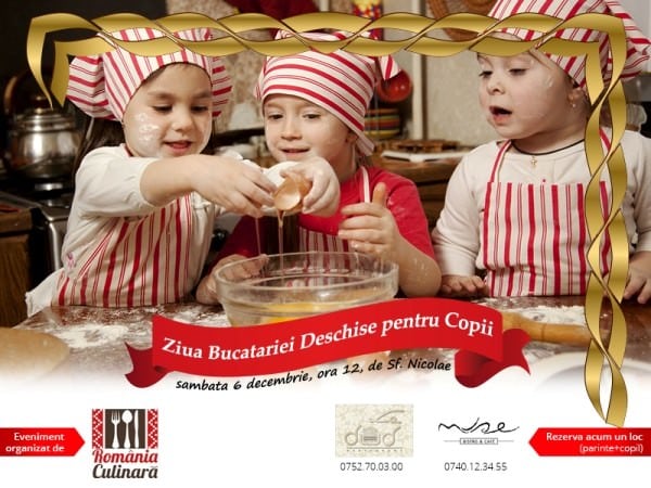 Ziua Bucătăriei Deschise pentru Copii sau un eveniment pentru familii pofticioase