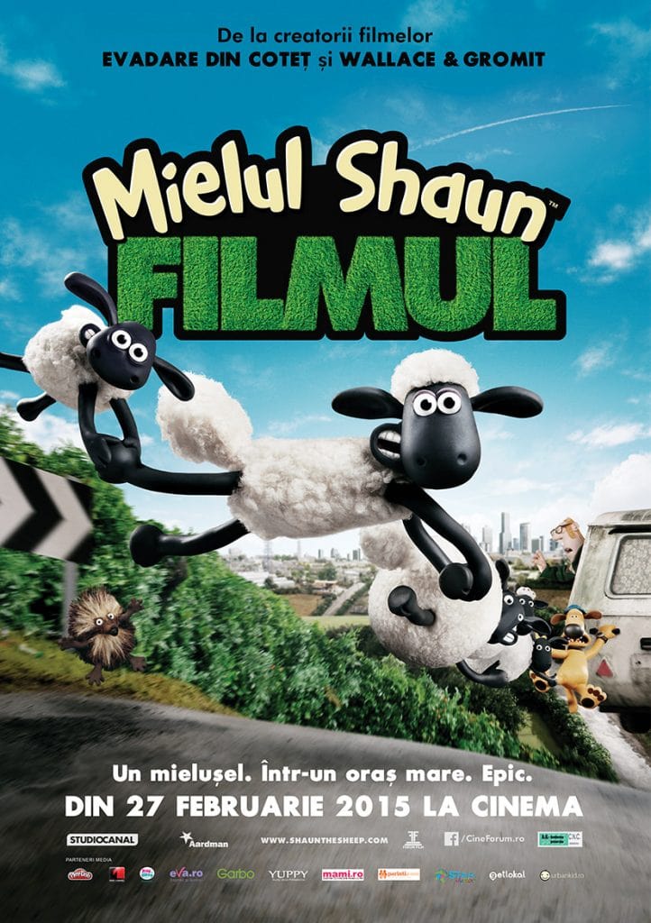 Invitații la filmul „Shaun the Sheep The Movie / Mielul Shaun Filmul”