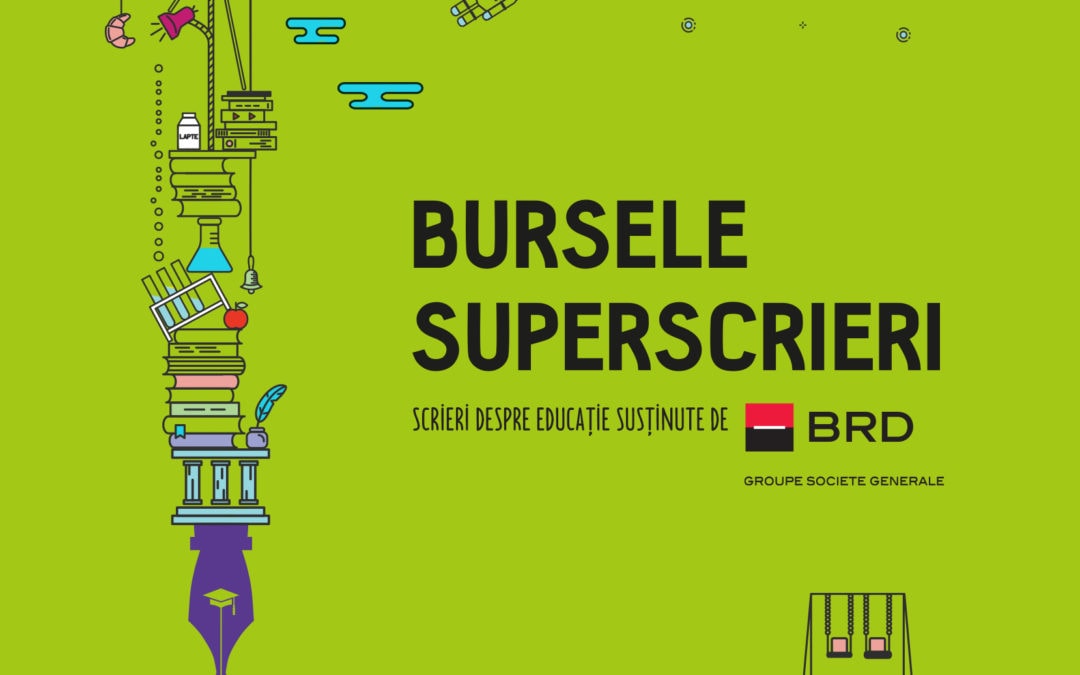 Modele de reformare a școlii românești – Bursele Superscrieri/BRD oferă 6.000 de euro pentru proiecte jurnalistice despre educaţie