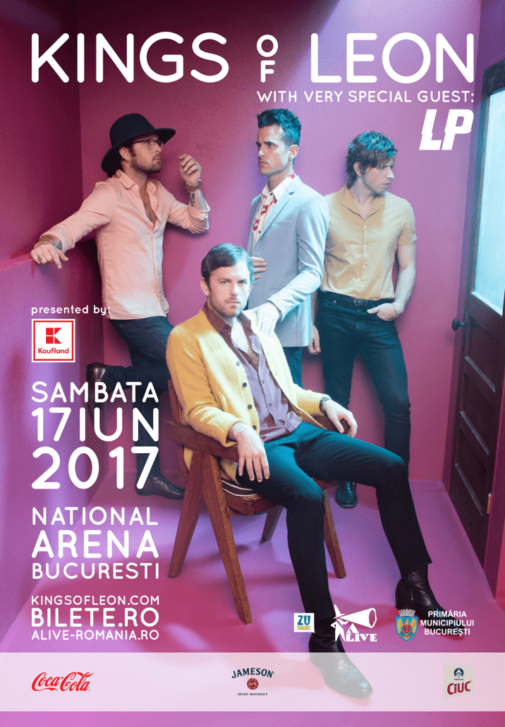 Pe 17 iunie mergem la Kings of Leon și LP – București Arena Națională