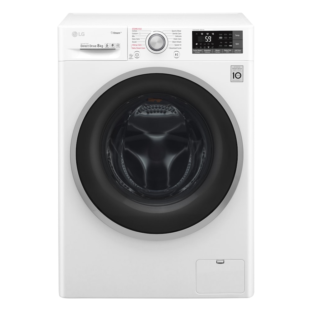 Masina de spalat rufe LG F4J7TY1W, 8 kg, 1400 RPM, Clasa A+++
