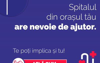 #AjutorSpitale: Ajută spitalul din județul tău în lupta împotriva COVID-19!