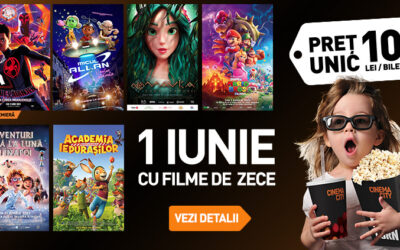 Voi ce faceți de 1 iunie? 👉 1 iunie cu filme de 10 la Cinema City